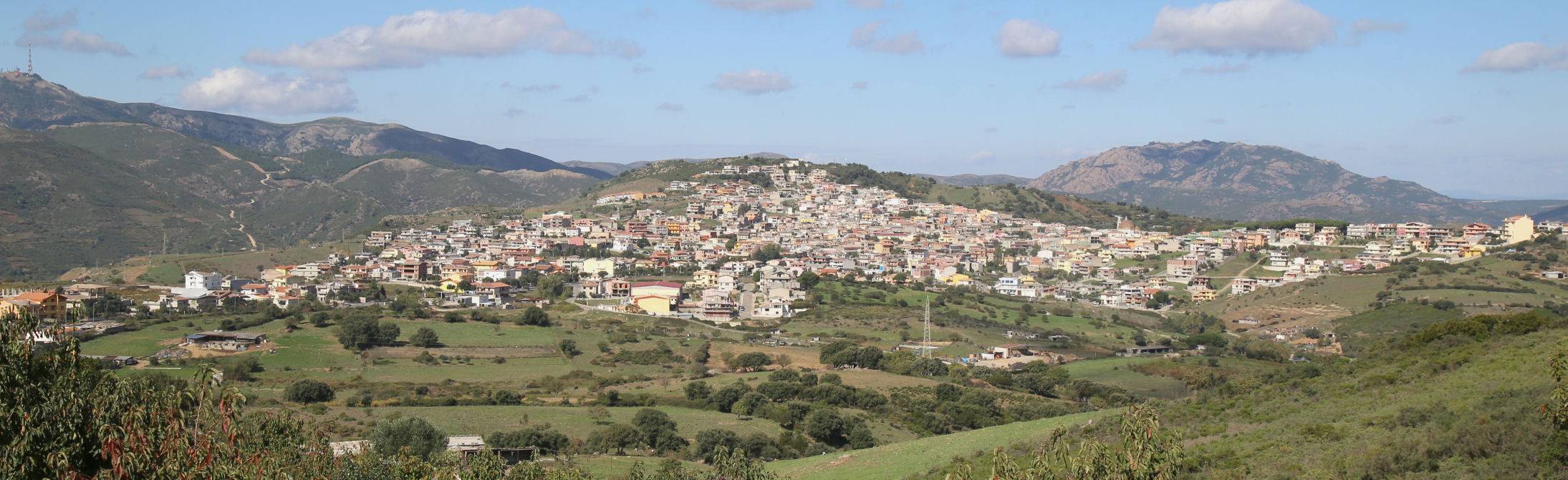 Panorama sul comune di Burcei